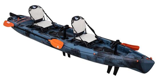Kayak Biplace Hawai FX Propuslion Stepper à Palmes.