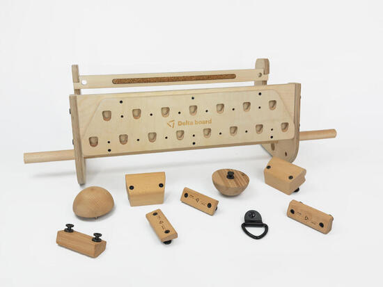 Pack Polyvalent Deltaboard + Deltabase: Progressez rapidement en escalade