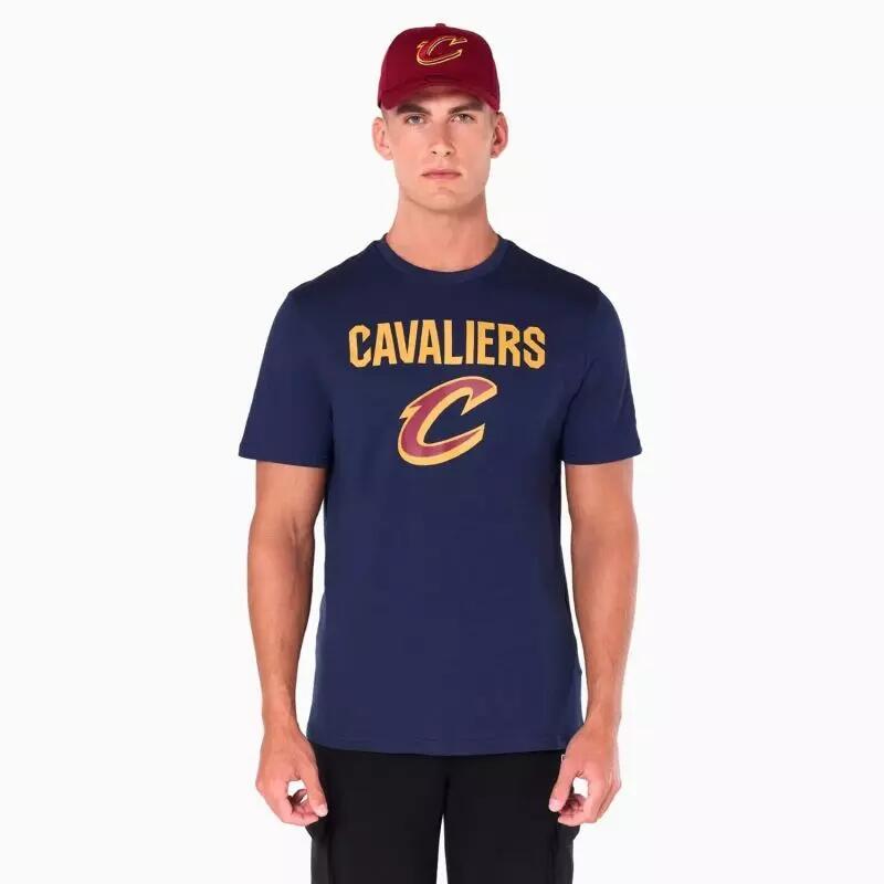 T-shirt NBA Cleveland Cavaliers New Era Bleu marine 3/5