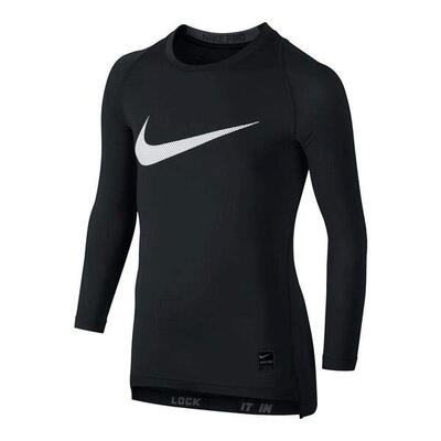 T-shirt a Maniche Lunghe Compressione Cool per Ragazzo Nike
