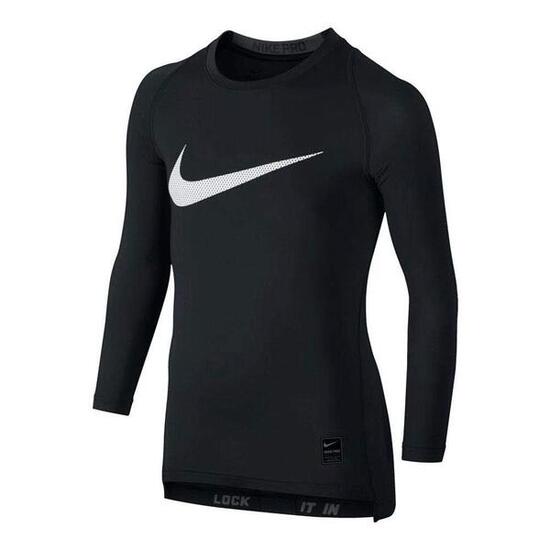 T-shirt a Maniche Lunghe Compressione Cool per Ragazzo Nike