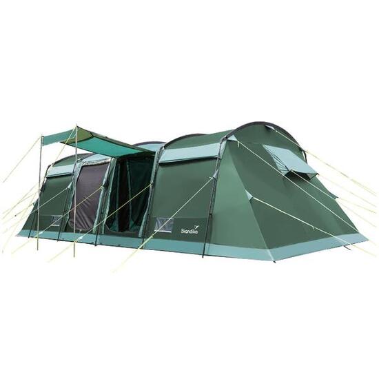 Tunnelzelt Montana Sleeper Protect 8 Personen - Camping 3 Schwarze Schlafkabinen
