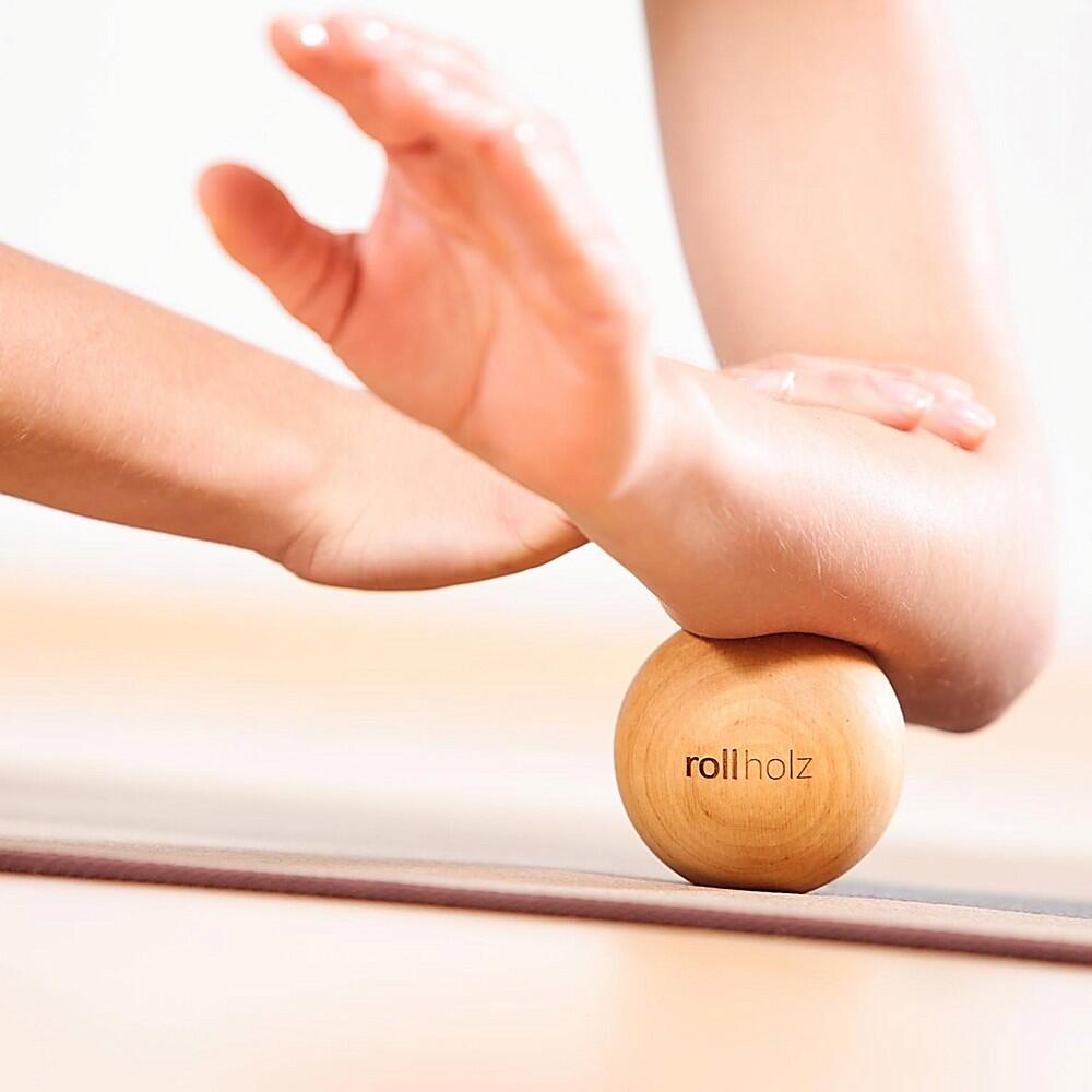 Faszienball Set Erle Faszientraining aus FSC zertifiziertem Holz - ROLLHOLZ 5/5