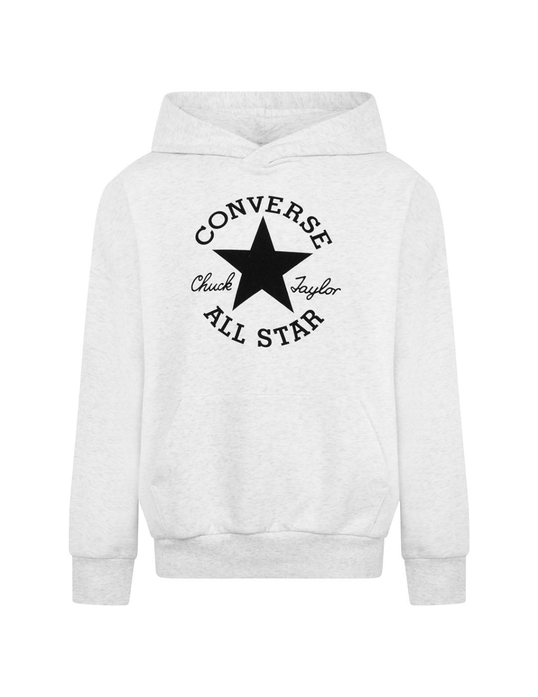 Camisola e moletom para criança converse kids dissected cinza