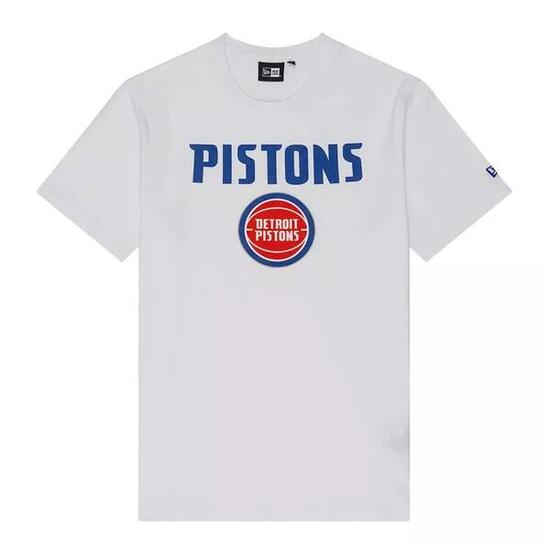 T-Shirt NBA Detroit Pistons New Era Blanc