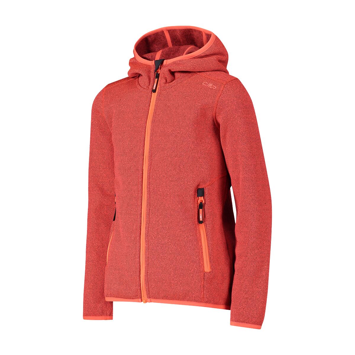 CMP Mädchen Fleece Jacke Fix Hood 3H19825 3/5