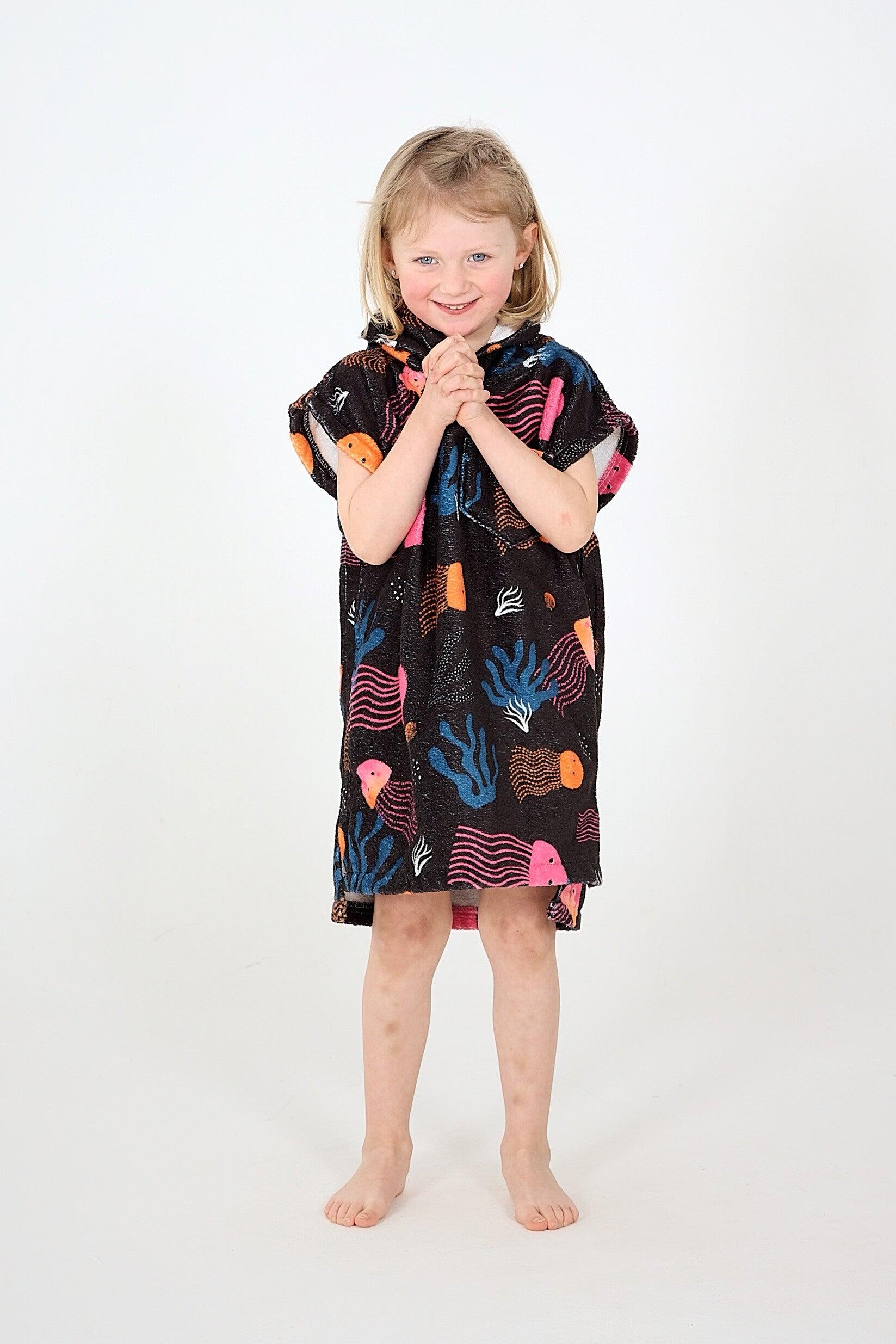Bambini surf poncho (18 mesi - 4 anni) - Jellow 3/5