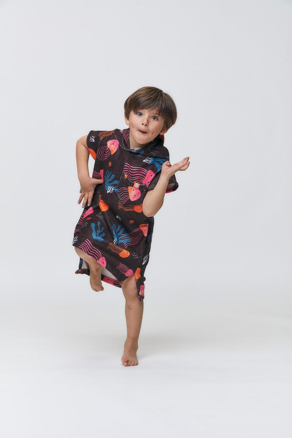 AFTER ESSENTIALS Surfponcho voor kinderen (18 maanden - 4 jaar) - Jellow