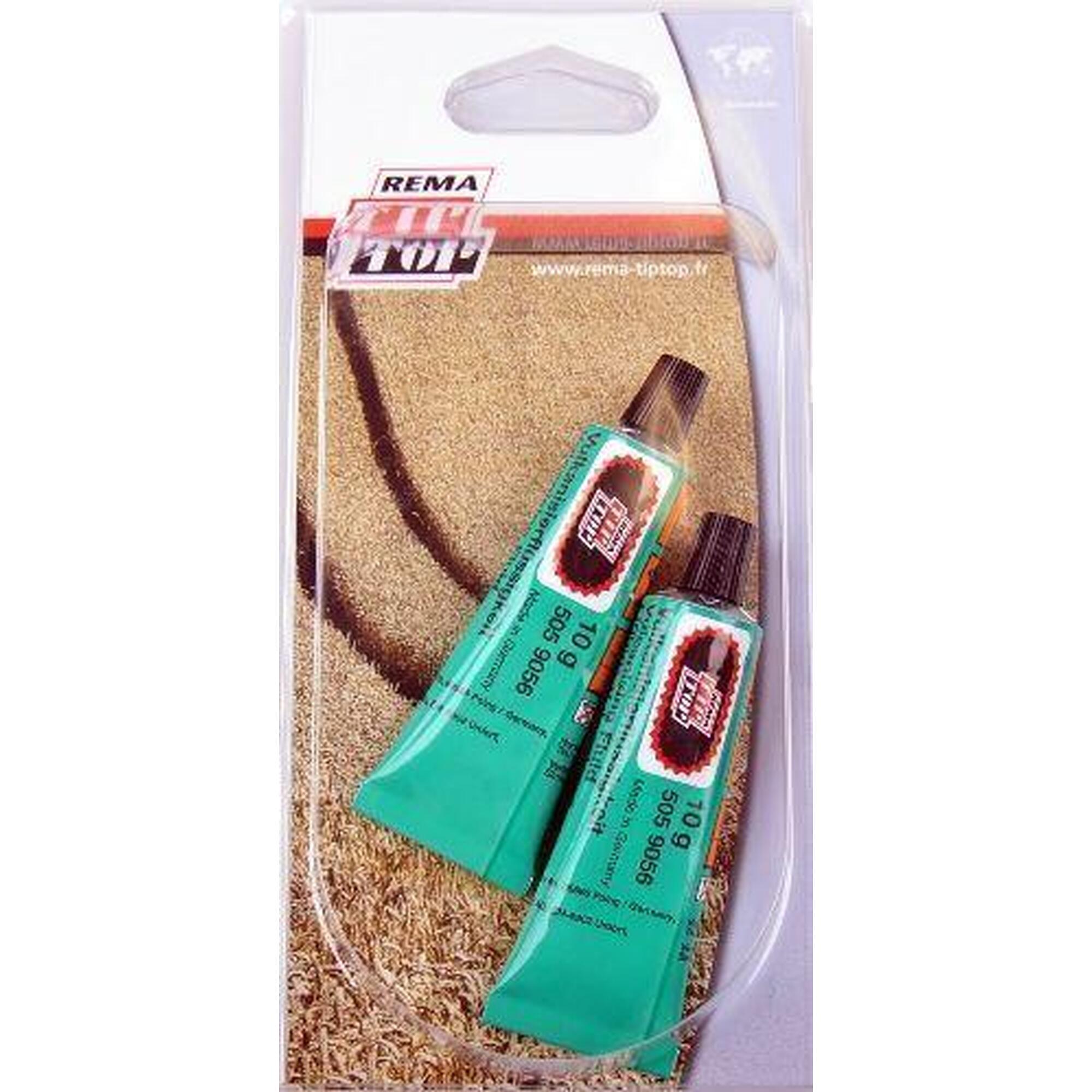 Rema Tip Top - Tube Colle 10g Blster (2 Tubes) Tip Top - Bidon Porte-outils - Noir - Decathlon