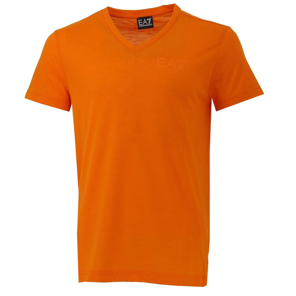 Ea7 - Tee-shirt Ea7 Emporio Armani Beach Wear - T-shirt Manches Courtes - Orange - Decathlon