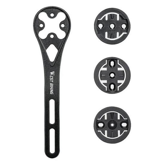 Support d'extension pour compteur de vélo en alliage d'aluminium