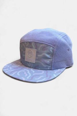 Warme fleece cap voor volwassenen - lilac