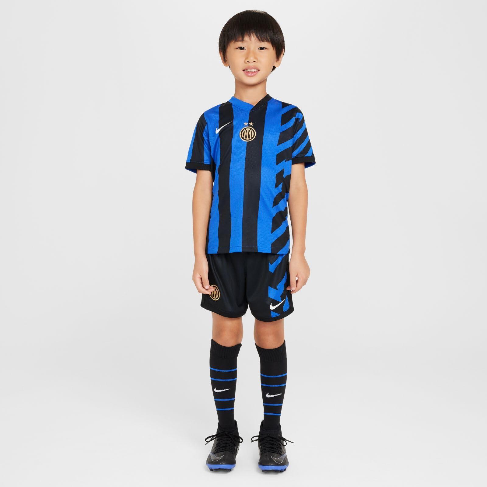 Ensemble Maillot de Football Enfant Nike Inter 2024/25 - Domicile, Bleu/Noir 1/6