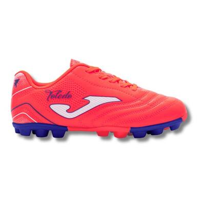 Botas Fútbol Niños Joma Toledo JR 2507 Coral Resistentes