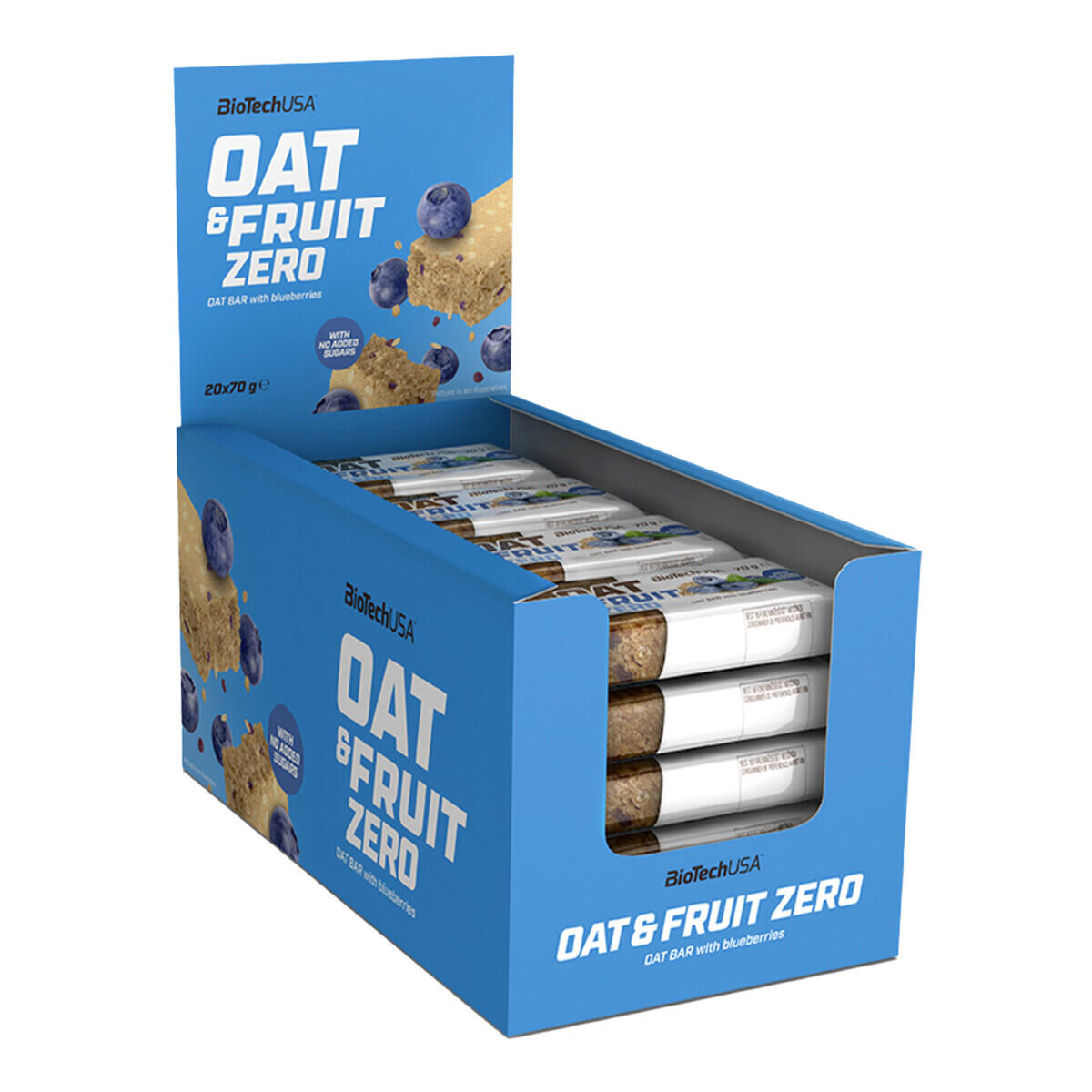BIOTECHUSA Barrette energetiche - Oat & Fruit Zero - Mirtillo