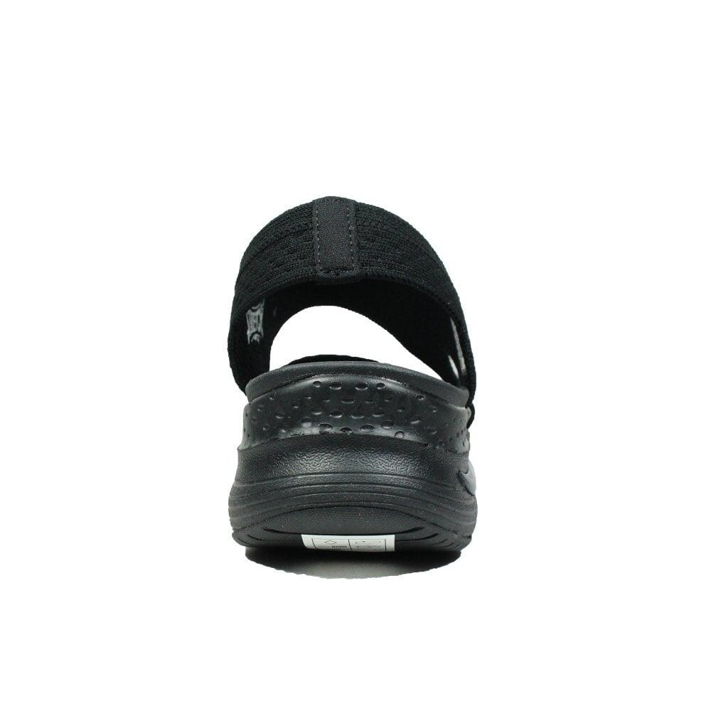 SANDALE FEMME Skechers Arch Fit Sandal tissu Ajustable NOIR 4/7