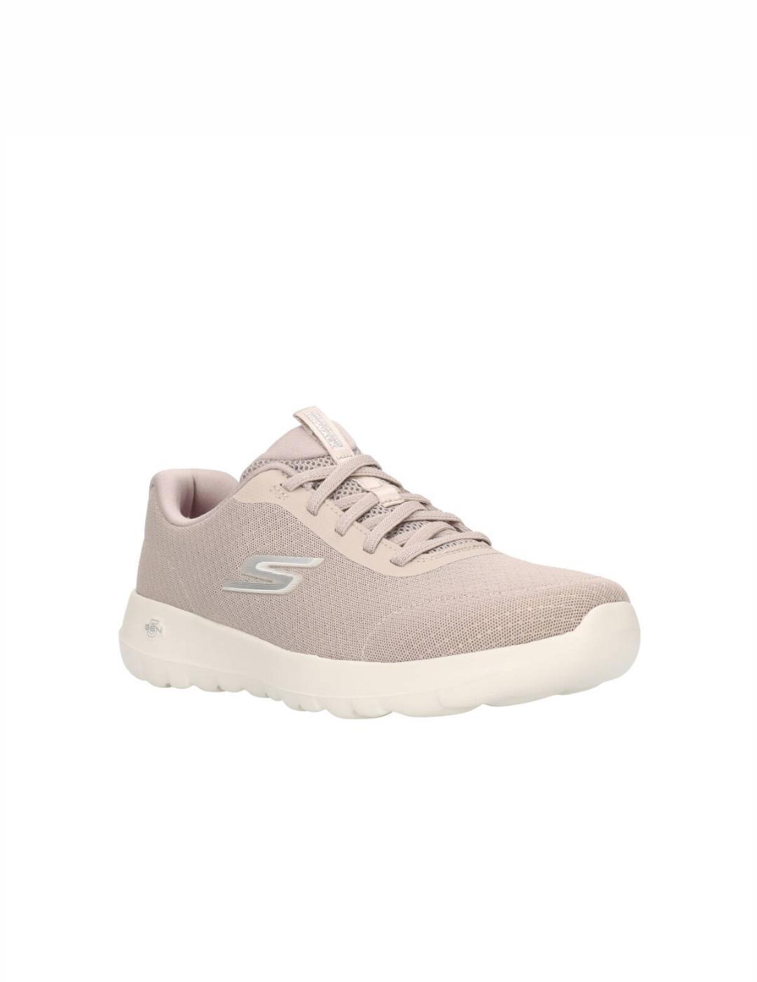 Running y trail para Mujer Skechers Go walk joy sea wind  Beige 3/4
