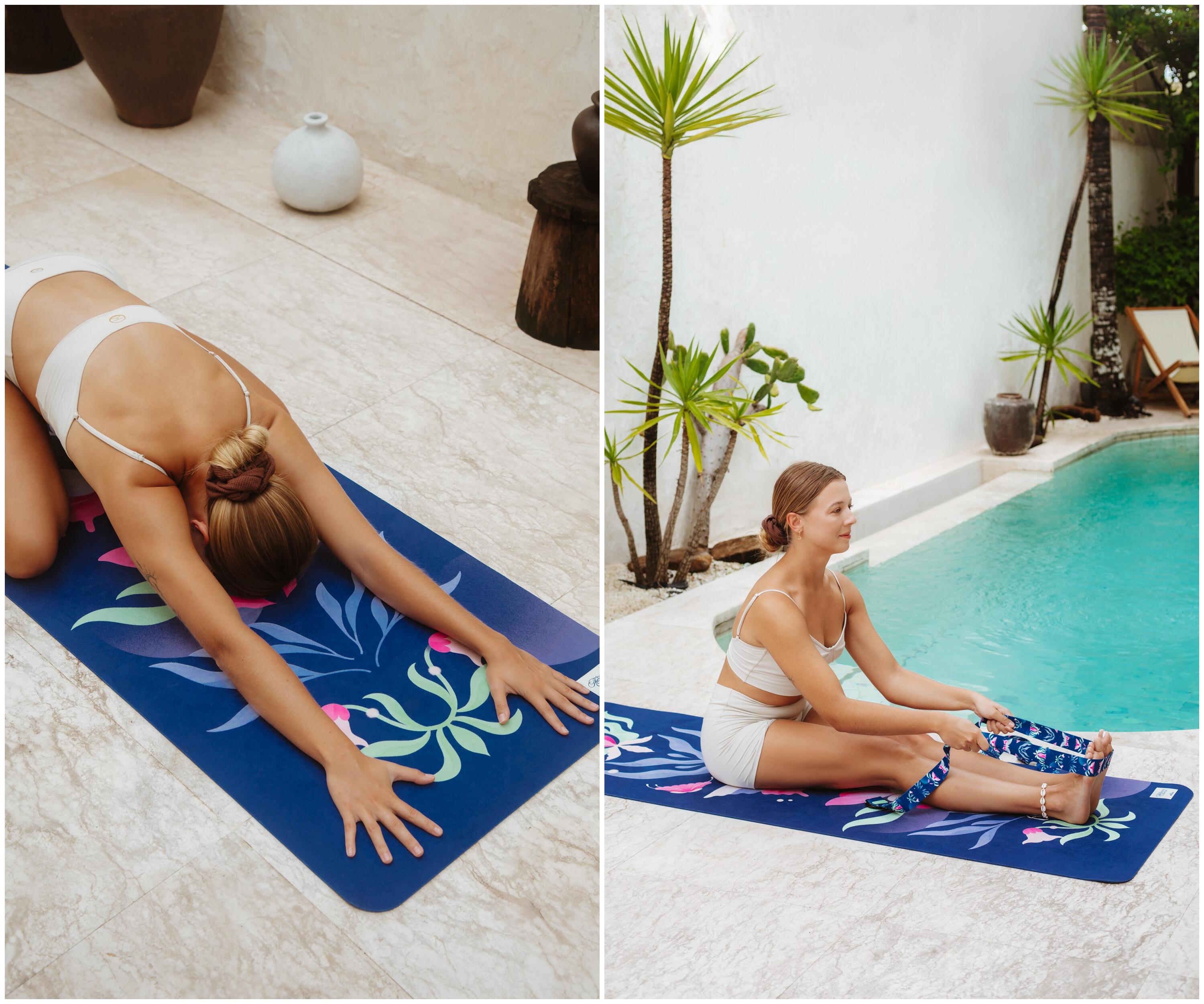 Tapis de yoga et de fitness Spokey THE BLOOM MAT 5/7