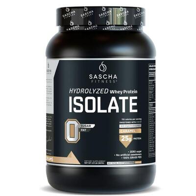Proteína Whey Hidrolizada y Aislada sabor Caramelo - Sascha Fitness España