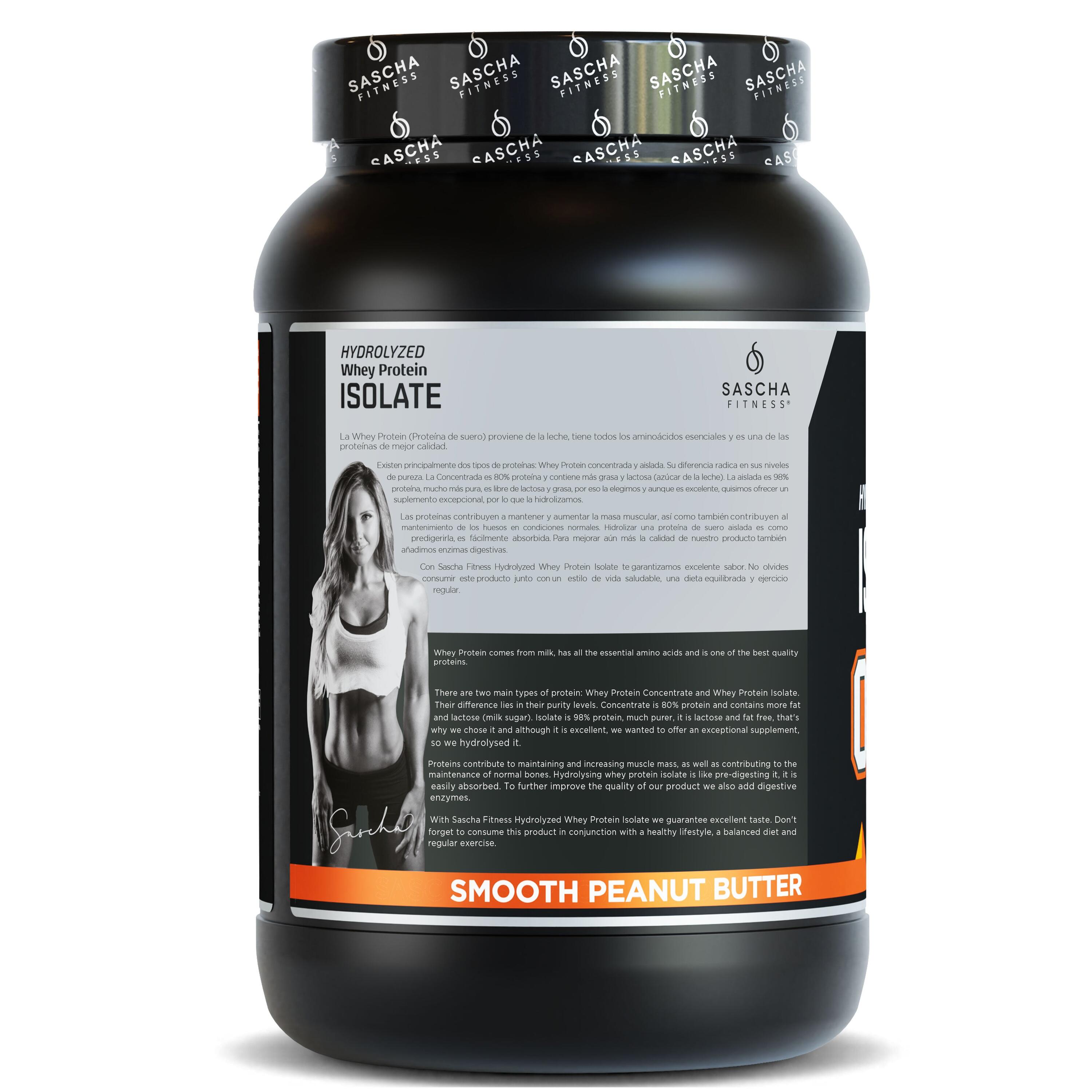Proteína Whey Hidrolizada y Aislada sabor Mantequilla de cacahuete (1044 g) 4/4