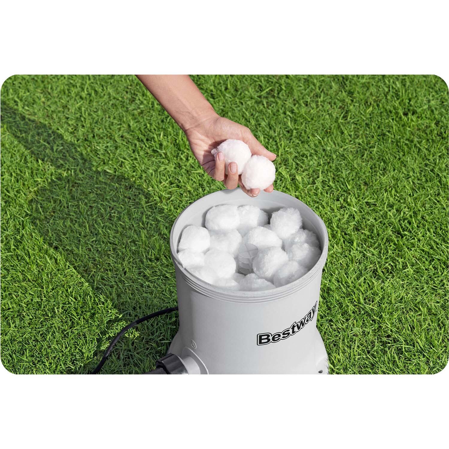 Pompa filtrująca do basenu 5678 l/h + kulki filtrujące Bestway 5/8