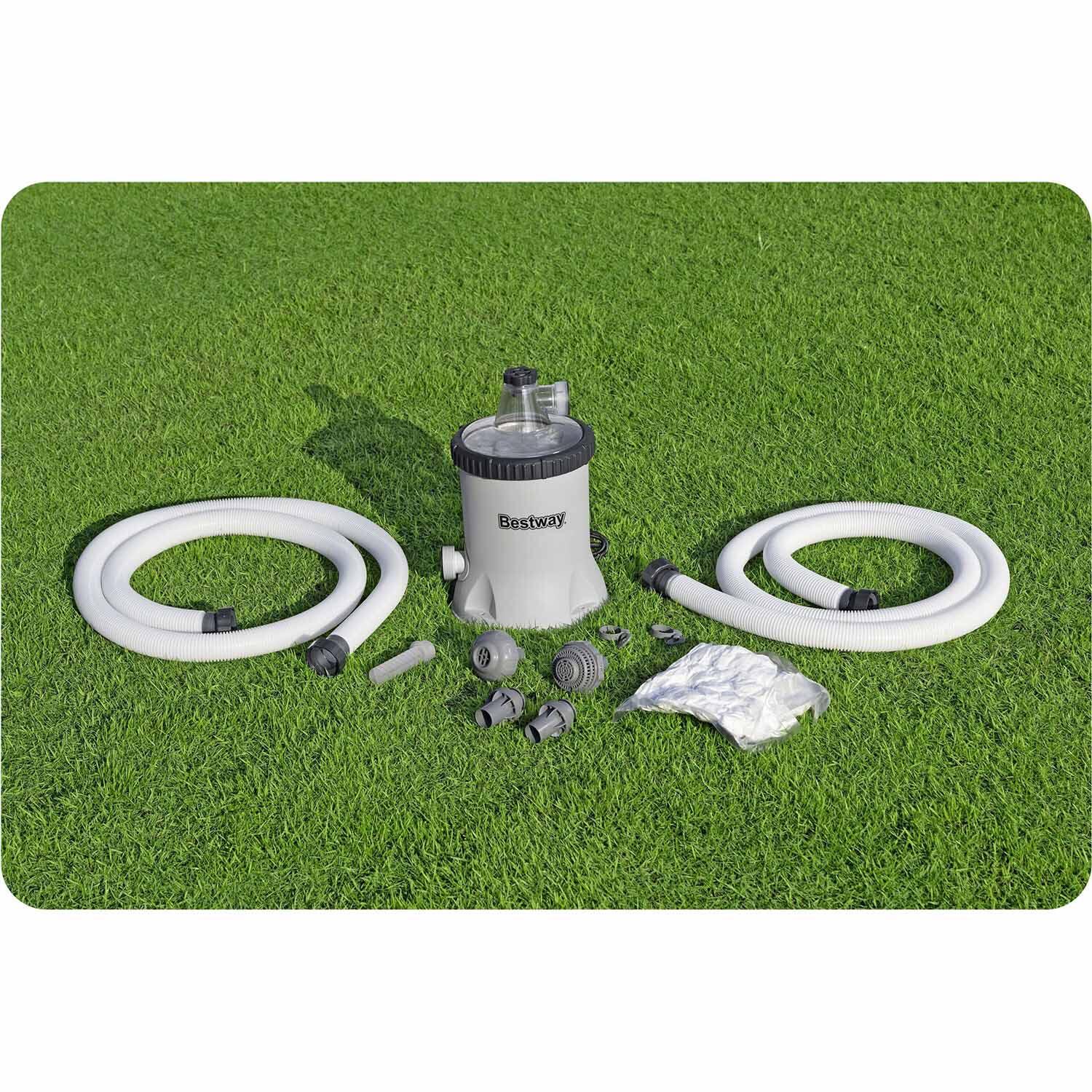 Pompa filtrująca do basenu 5678 l/h + kulki filtrujące Bestway 7/8