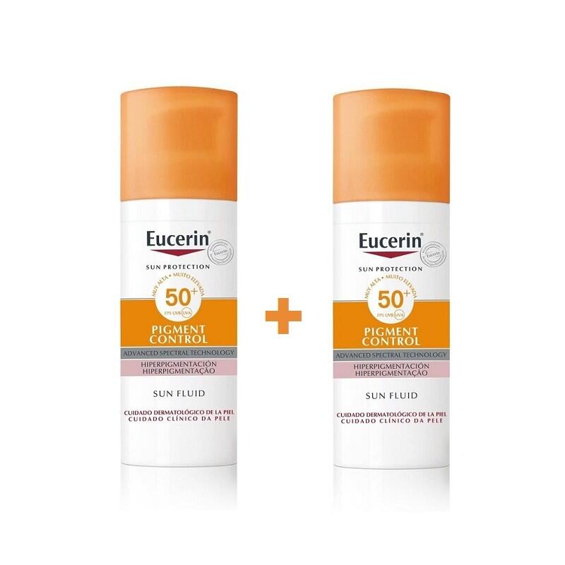 EUCERIN EUCERIN Sun Fluid Pigment Control FPS 50+ DUPLO 2x50ml