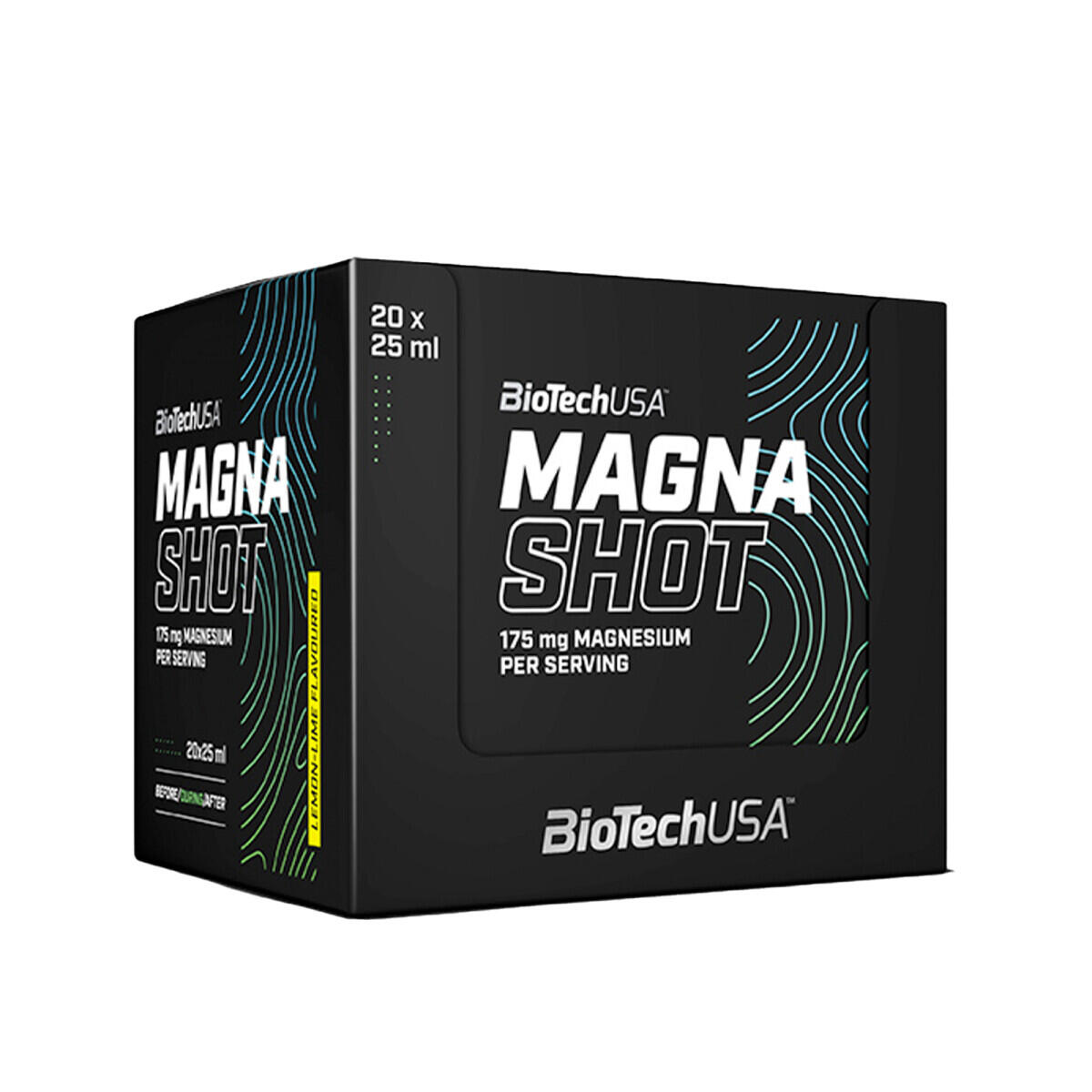 BIOTECHUSA Magnesio - Magna Shot - Limone e Lime Confezione da 20