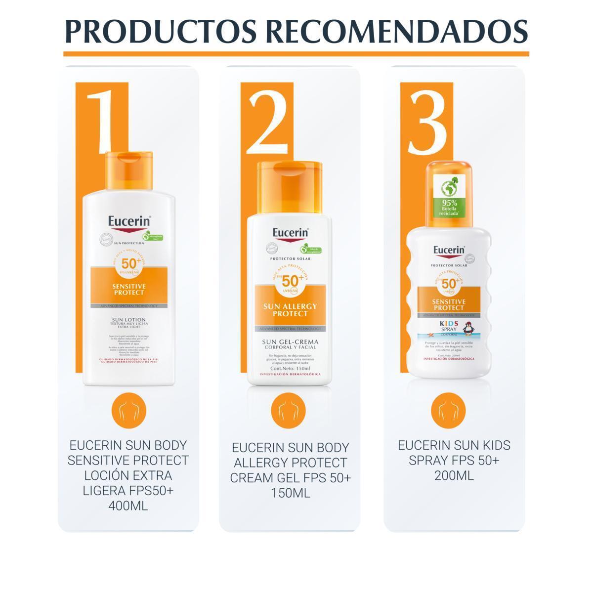 Eucerin Solar Corporal Oil Control Gel-Crema FPS 50+ 200ml 6/6
