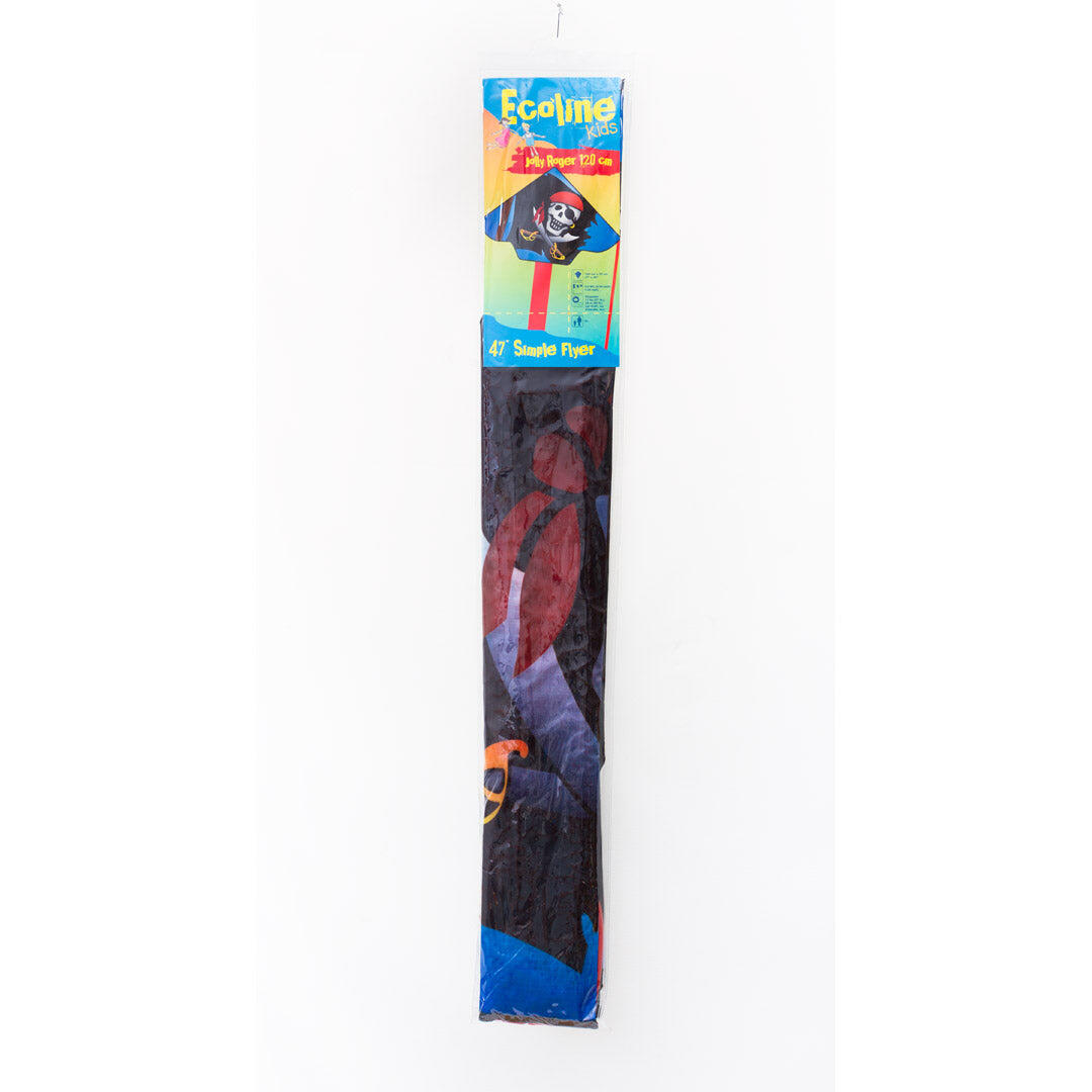 Kindervlieger HQ Simple Flyer 120 Jolly Roger 102146 Zwart 120 x 75 cm 3/7