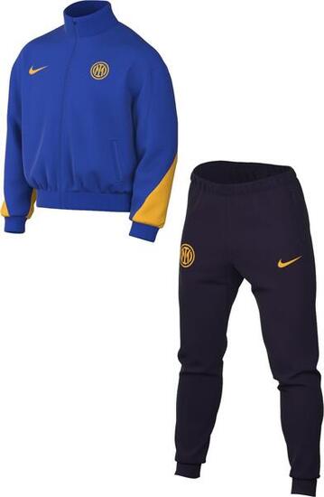 Ensemble d'entraînement Nike Inter Milan Strike, Bleu/Or, Taille 2XL