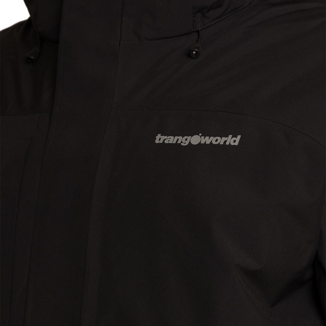Chaqueta para Hombre Trangoworld Paramo termic Negro Impermeable 2/4