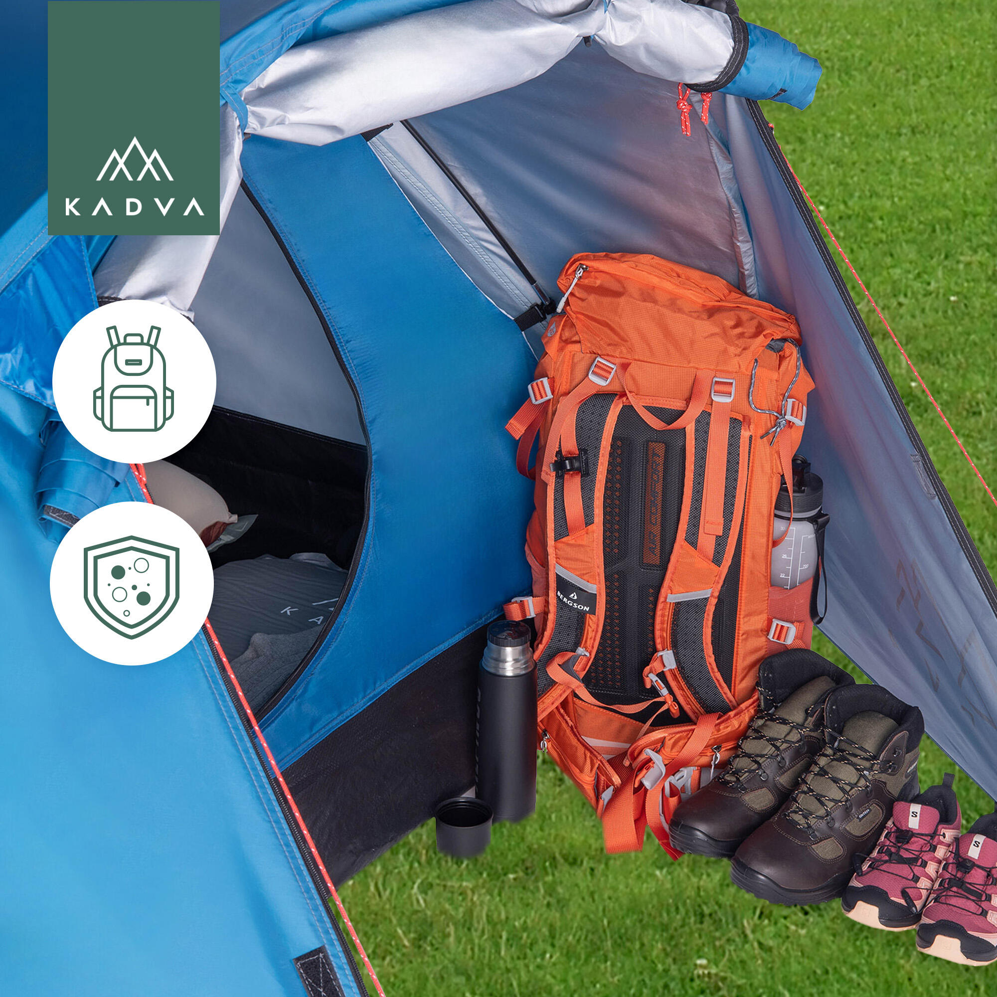 KADVA CAMPdome 4 4-persoons kampeertent 6/7