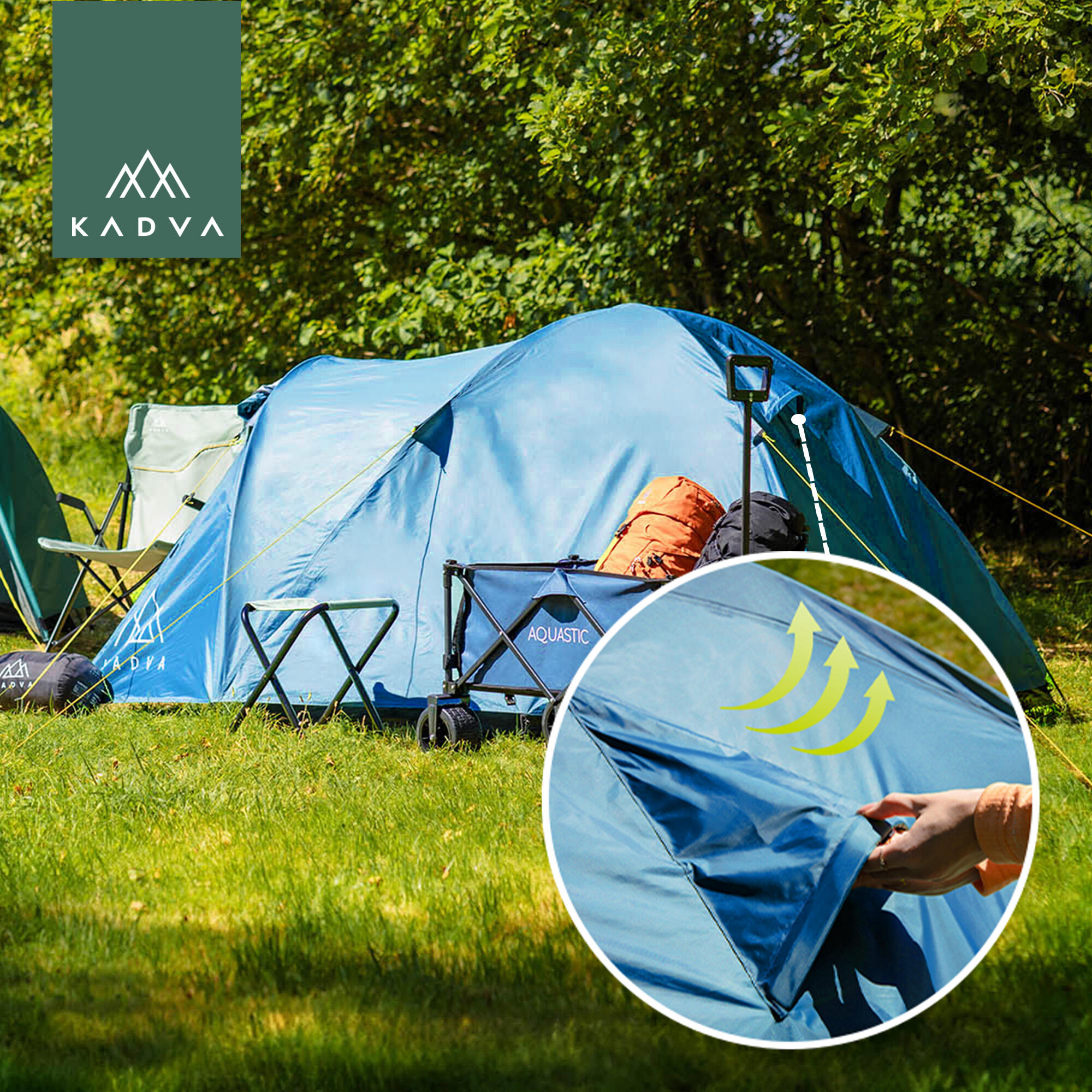 KADVA CAMPdome 4 4-persoons kampeertent 4/7