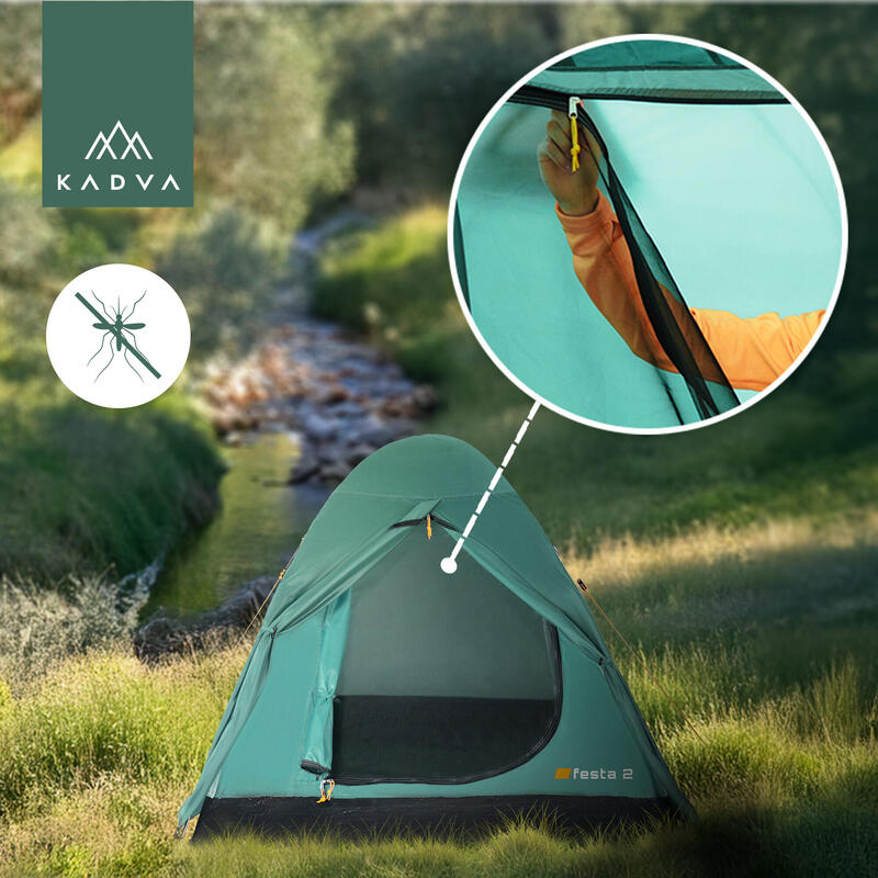 Tente de camping KADVA Festa 2 2 personnes