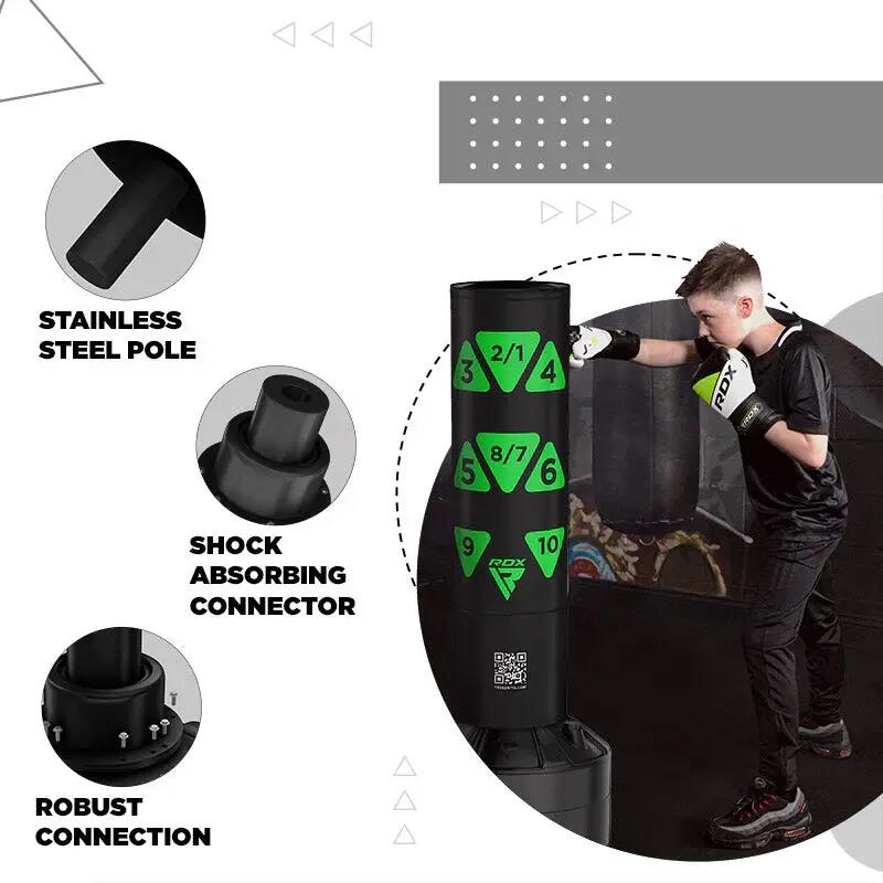 4FT Freistehender Kinder-Boxsack mit Boxhandschuhen 5/7