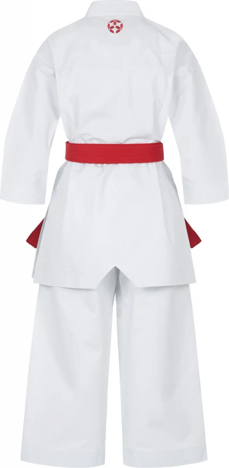 Karate Gi “Jingu” - Alb, broderie rosie, marime 165 cm 4/7