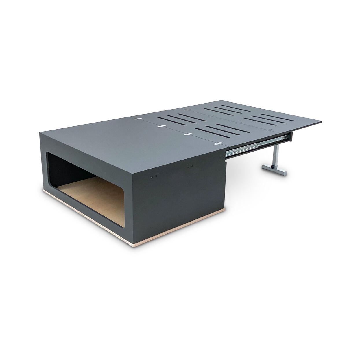 Mueble Camper MOKUZAI Negro 115x120x45cm 7/7