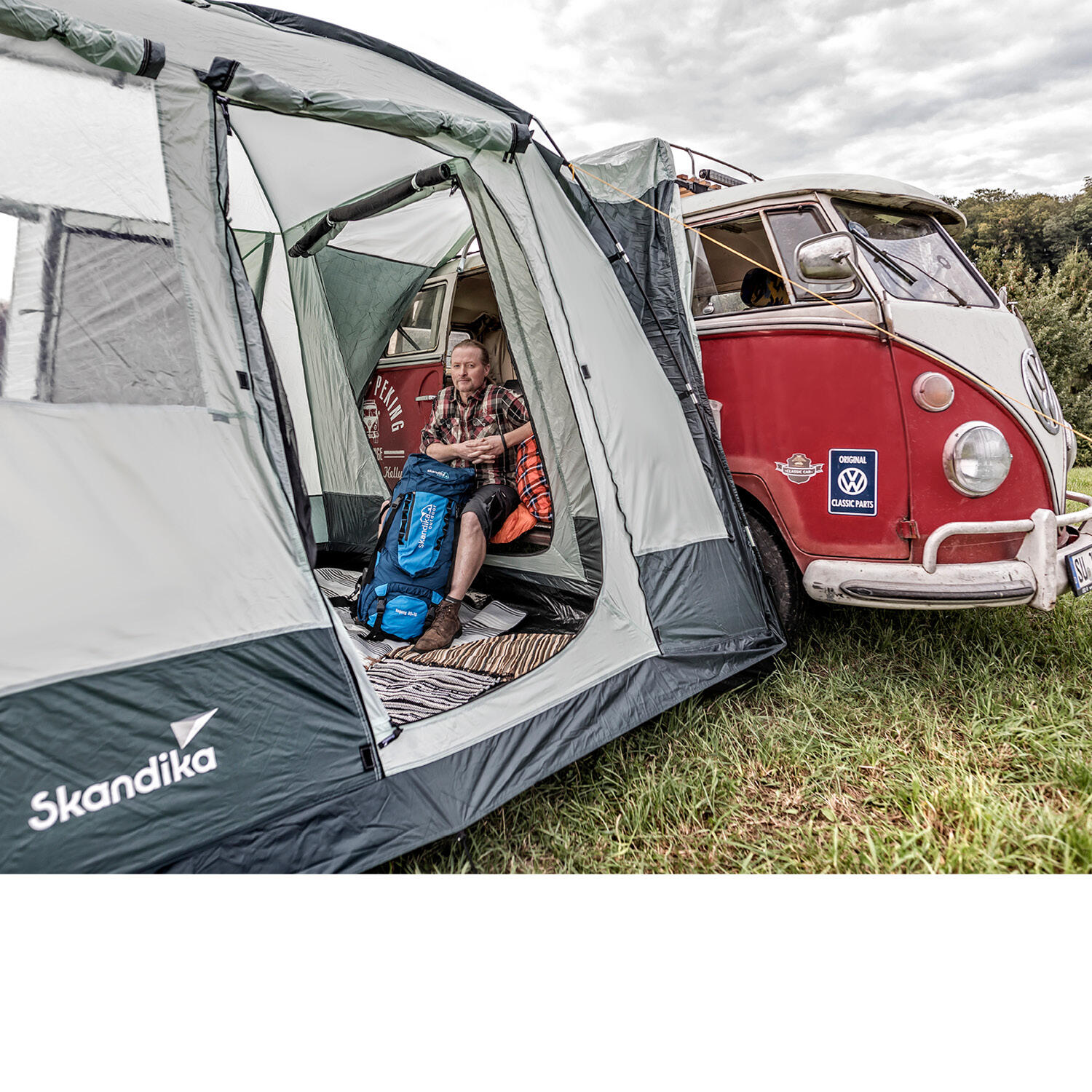 Tenda per furgoni da campeggio/auto - Pitea Van - 4 persone - 4x ingressi 7/7