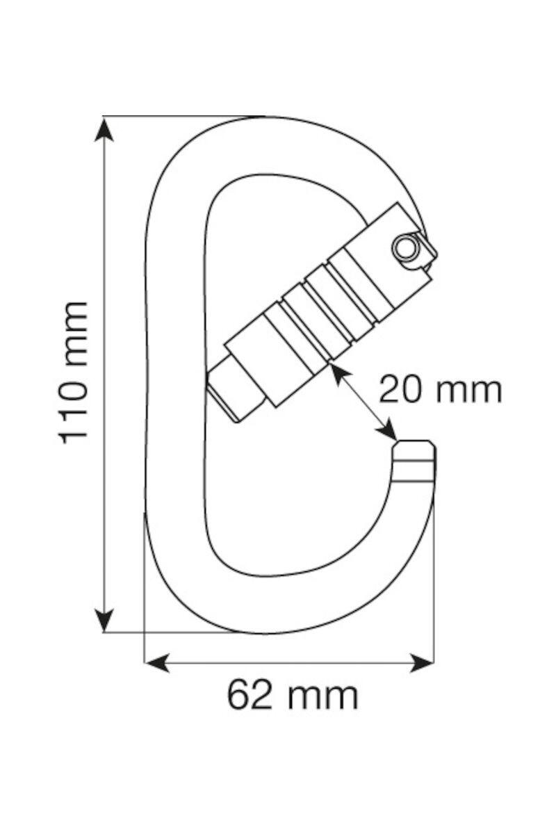 Karabinek Camp Oval XL 3Lock 2/4
