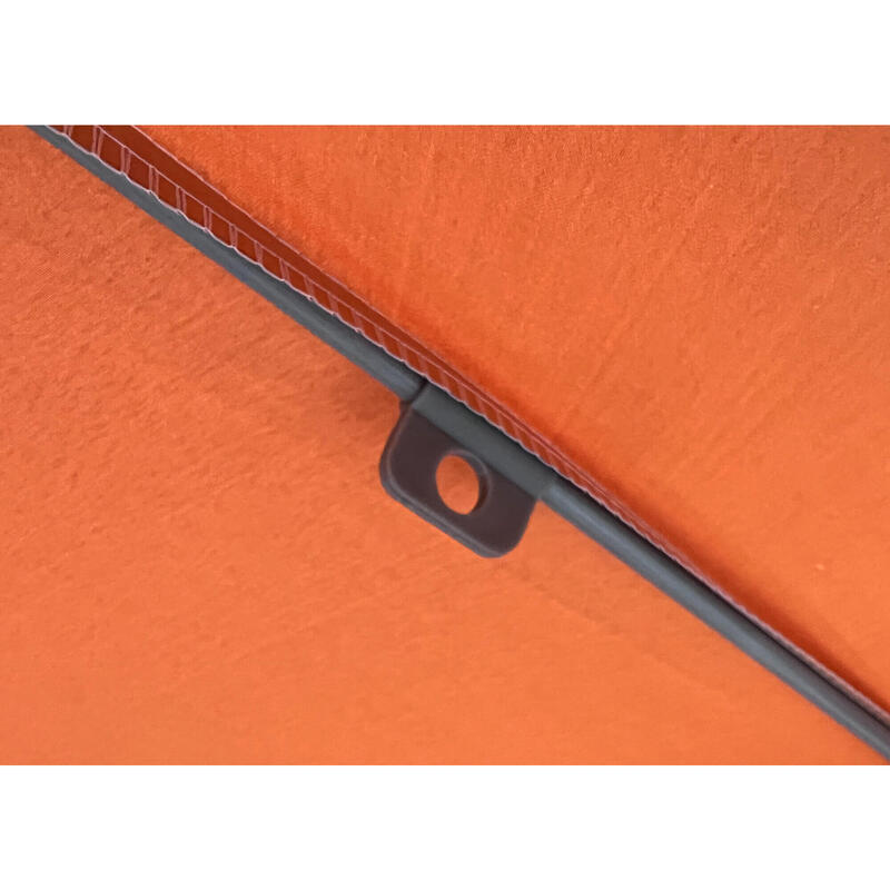 Umbrela plaja Maui&Sons 190 cmUltraLight, rabatabilaUPF50+husa transp,Portocaliu