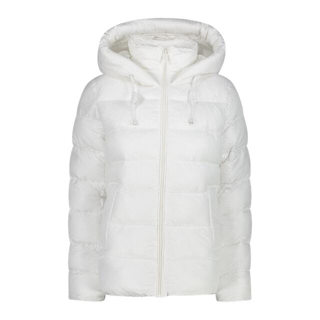 Kurtka puchowa z kapturem z efektem 3D dla kobiet CMP