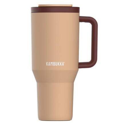 Kubek termiczny ze słomką termos podróżny Kambukka Rio 950ml - Almond Dream