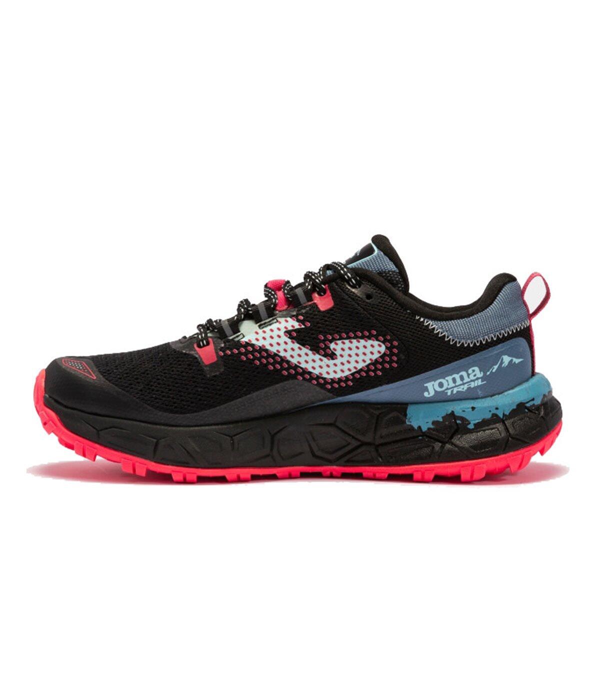 ZAPATILLA TRAIL JOMA TK.SIMA LADY 2201 NEGRO AZUL 3/5