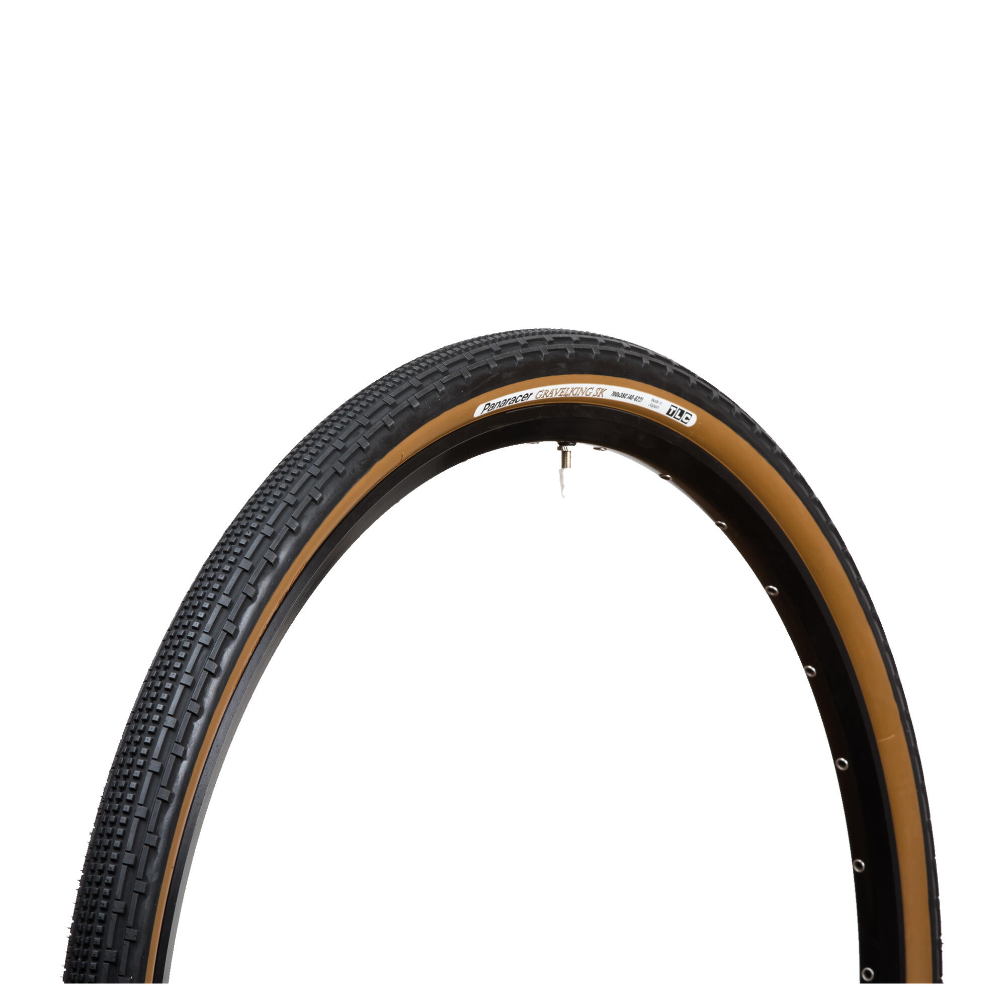 Neumático plegable Gravelking SK - 27.5x1.90 pulgadas - negro/marrón 1/3