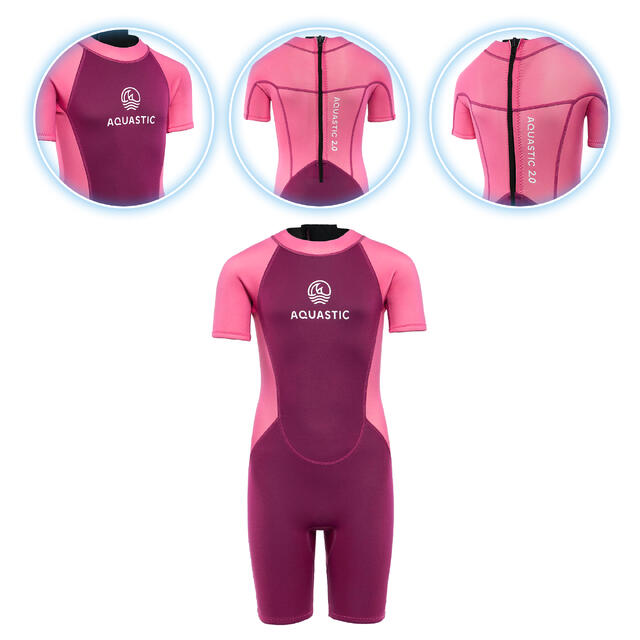 Combinaison Surf Shorty 100 Néoprène 1,5mm enfant – Maurice