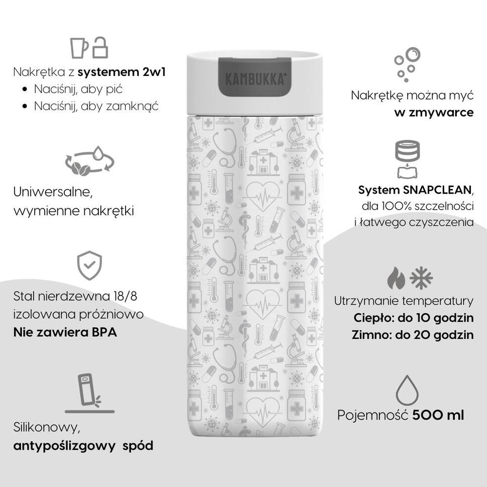 Kubek termiczny Kambukka Olympus 500ml - Medicine Edycja limitowana