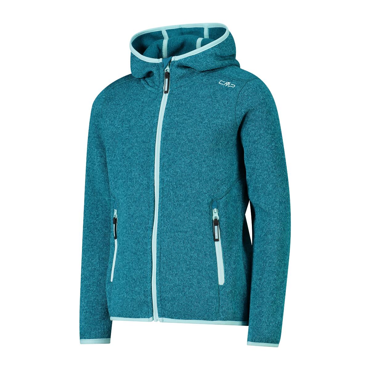 CMP Mädchen Fleece Jacke Fix Hood 3H19825 3/5