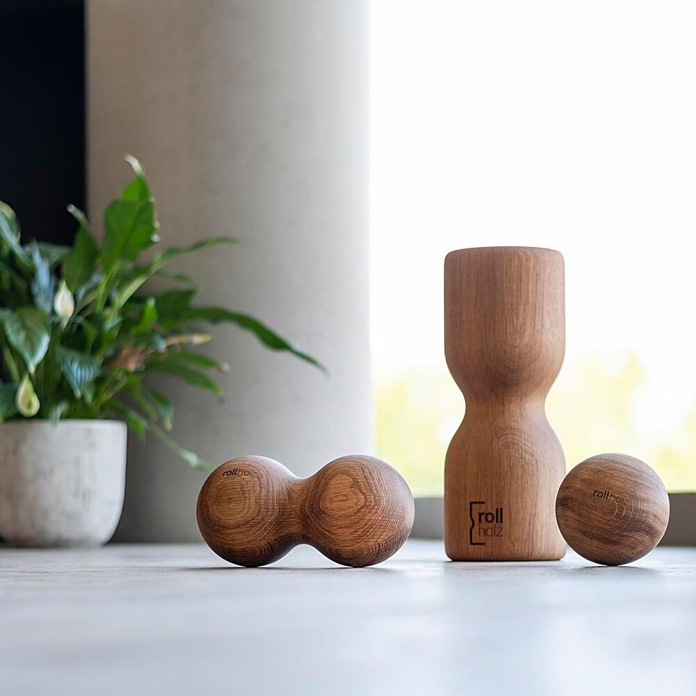 Faszienset 8-teilig Erle Made in Germany FSC zertifiziertes Holz - ROLLHOLZ 4/5