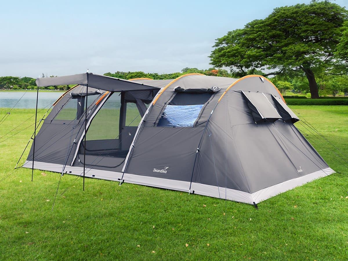 Tenda da campeggio - Gotland 6 Sleeper Protect - 6 persone - 2xcabine letto nera 2/7